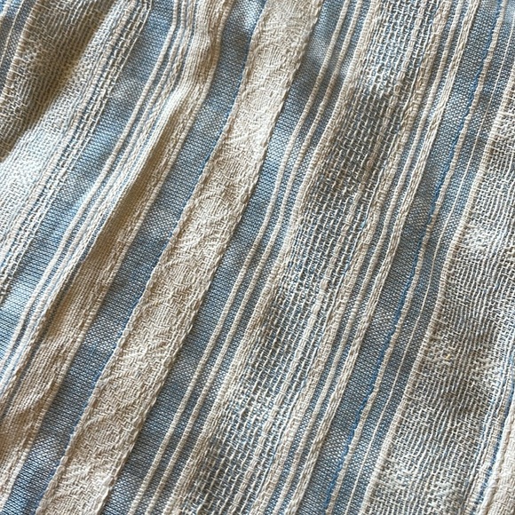 Blue and cream stripes vintage style skirt - Picture 2 of 5